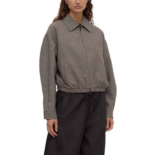 Assembly Label Solana Wool Jacket Brown Black Check